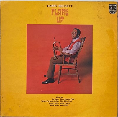 Lot 50 - HARRY BECKETT - FLARE UP LP (BOP JAZZ - UK PHILIPS 6308 026)