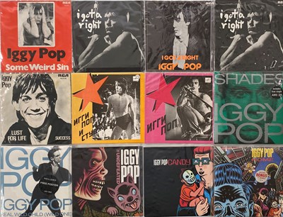 Lot 705 - IGGY POP & RELATED - 7" COLLECTION