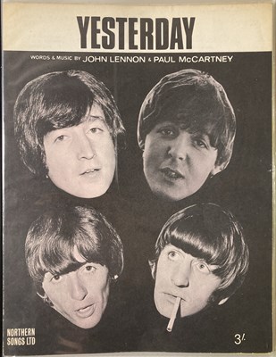 Lot 86 - THE BEATLES - SHEET MUSIC COLLECTION.
