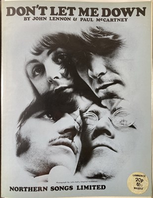 Lot 86 - THE BEATLES - SHEET MUSIC COLLECTION.