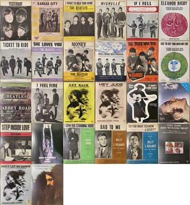 Lot 86 - THE BEATLES - SHEET MUSIC COLLECTION.