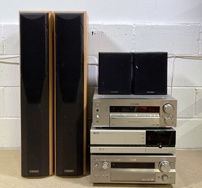 Lot 3 - HIFI EQUIPMENT & SPEAKERS (YAMAHA, WHARFEDALE, MISSION)