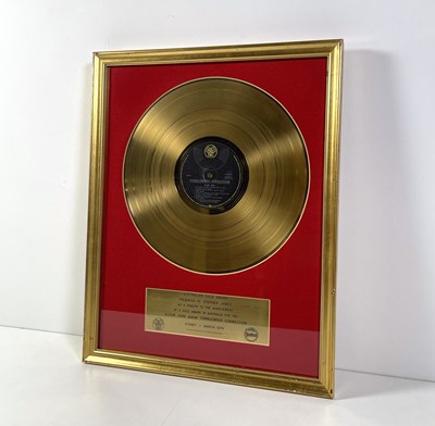Lot 358 - ELTON JOHN - AUSTRALIAN GOLD DISC AWARD FOR TUMBLEWEED CONNECTION.