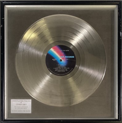 Lot 341 - ELTON JOHN - MCA DISC AWARD FOR 'MADMAN'.