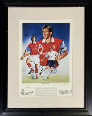 Lot 3 - ARSENAL INTEREST - A TONY ADAMS SIGNED PRINT.