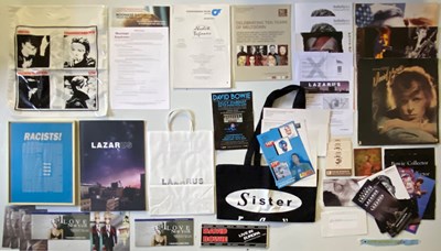 Lot 260 - DAVID BOWIE SOTHEBYS / MELTDOWN MEMORABILIA