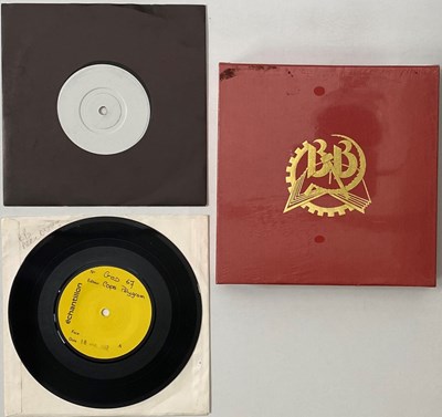 Lot 6 - BILLY BRAGG - 7" COLLECTION (WHITE LABEL TEST PRESSINGS PLUS BOX SET)