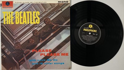 Lot 34 - THE BEATLES - PLEASE PLEASE ME LP (PMC 1202 - FOURTH MONO WITH FIRST PRESSING SLEEVE)