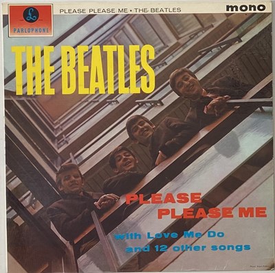 Lot 34 - THE BEATLES - PLEASE PLEASE ME LP (PMC 1202 - FOURTH MONO WITH FIRST PRESSING SLEEVE)