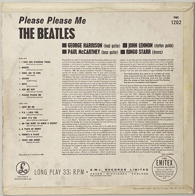 Lot 34 - THE BEATLES - PLEASE PLEASE ME LP (PMC 1202 - FOURTH MONO WITH FIRST PRESSING SLEEVE)