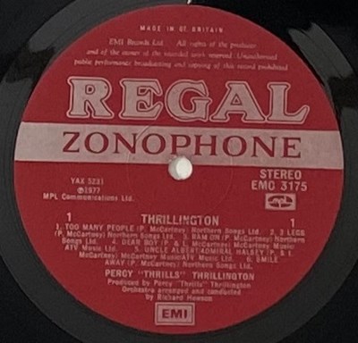 Lot 53 - PAUL MCCARTNEY - THRILLINGTON LP (ORIGINAL UK PRESSING - REGAL ZONOPHONE EMC 3175)