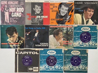 Lot 752 - GENE VINCENT - EPs / 7" PACK