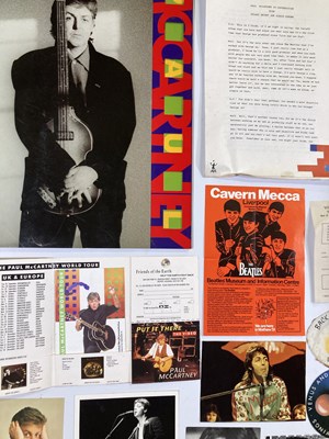 Lot 88 - THE BEATLES - PAUL MCCARTNEY / WINGS SOLO MEMORABILIA.