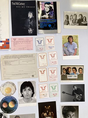 Lot 88 - THE BEATLES - PAUL MCCARTNEY / WINGS SOLO MEMORABILIA.