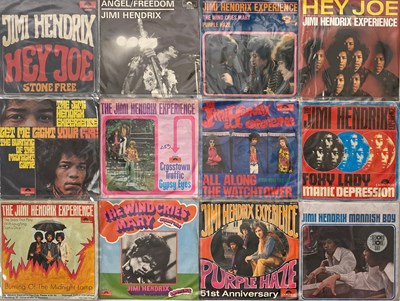 Lot 761 - JIMI HENDRIX - 7" COLLECTION
