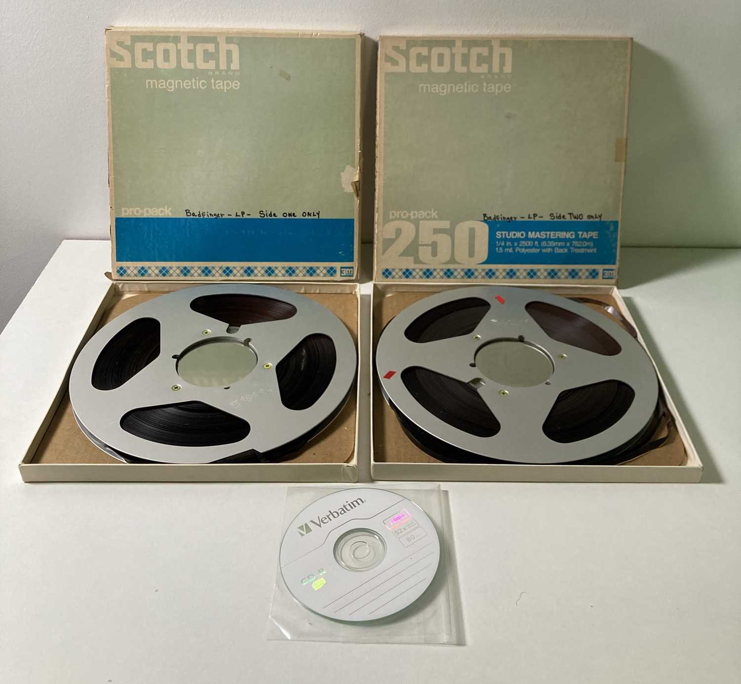 Lot 125 - BADFINGER - MASTER TAPES FOR UNRELEASED LP.
