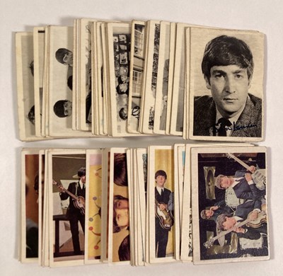 Lot 90 - THE BEATLES - FULL SET OF COLOUR A&BC BUBBLEGUM CARDS.