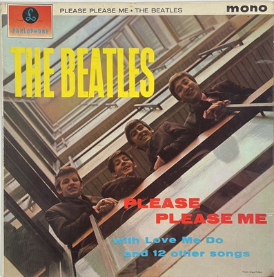 Lot 142 - THE BEATLES - A FULLY SIGNED COPY OF PLEASE PLEASE ME.