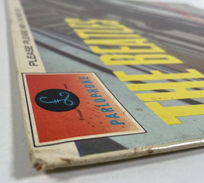 Lot 142 - THE BEATLES - A FULLY SIGNED COPY OF PLEASE PLEASE ME.