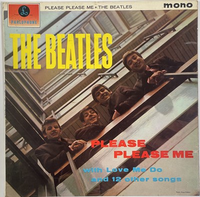Lot 142 - THE BEATLES - A FULLY SIGNED COPY OF PLEASE PLEASE ME.
