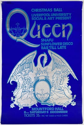 Lot 520 - QUEEN - A 1974 CONCERT POSTER.