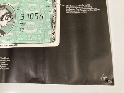 Lot 577 - THE SEX PISTOLS YOUNG FLESH REQUIRED POSTER.