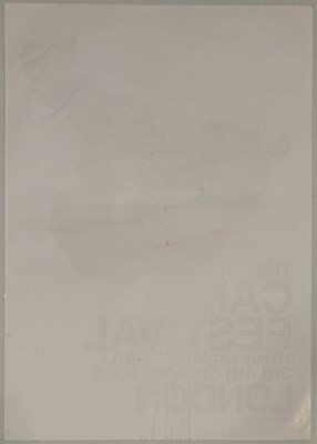Lot 199 - BANKSY - A POSTER FOR THE 'CANS FESTIVAL' 2008.