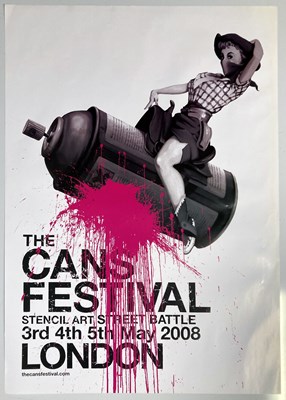 Lot 309 - BANKSY - A POSTER FOR THE 'CANS FESTIVAL' 2008.