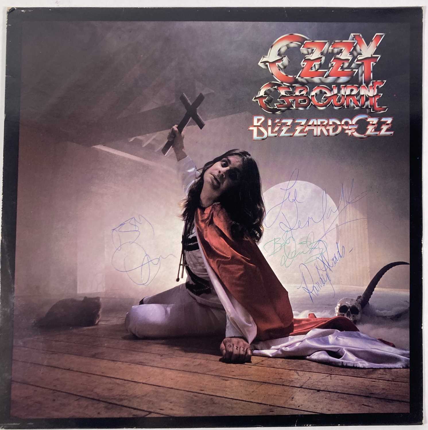 Lot 286 - OZZY OSBOURNE - FULLY SIGNED BLIZZARD OF OZ LP.