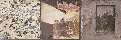 Lot 838 - LED ZEPPELIN - PLUM/ RED ATLANTIC LP PACK