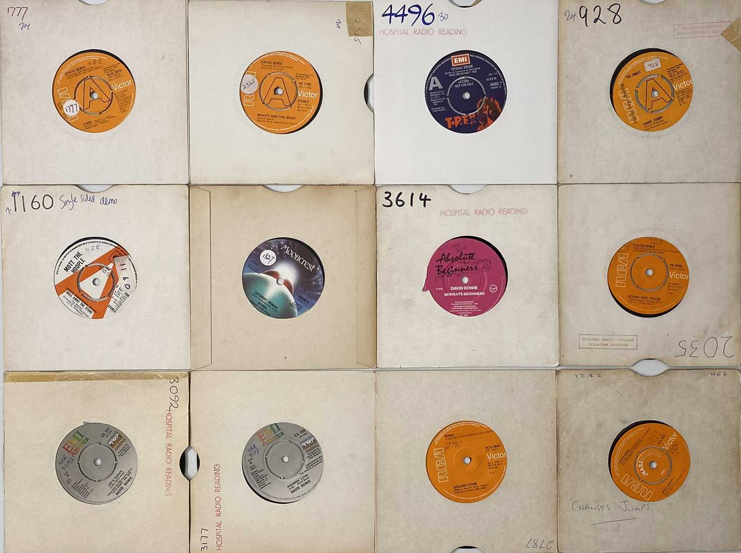 Lot 910 - GLAM ROCK - 7" PACK