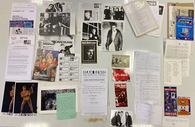 Lot 285 - DAVID BOWIE - THE VOYEUR CORRESPONDENCE ARCHIVE