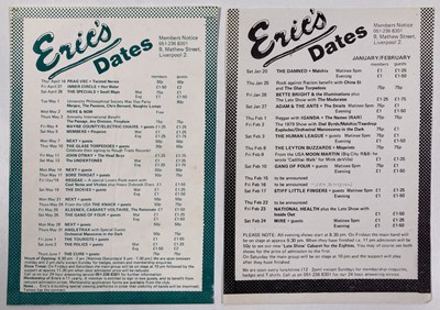 Lot 430 - JOY DIVISION - ORIGINAL 1979 ERIC'S HANDBILLS.