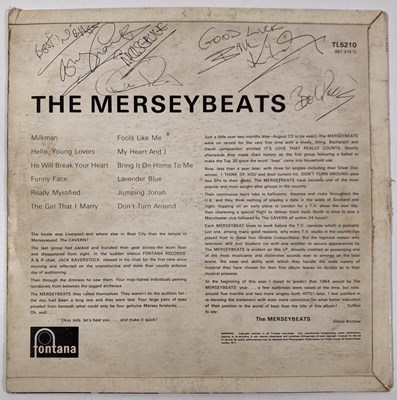 Lot 306 - THE MERSEYBEATS - A FULLY SIGNED LP.