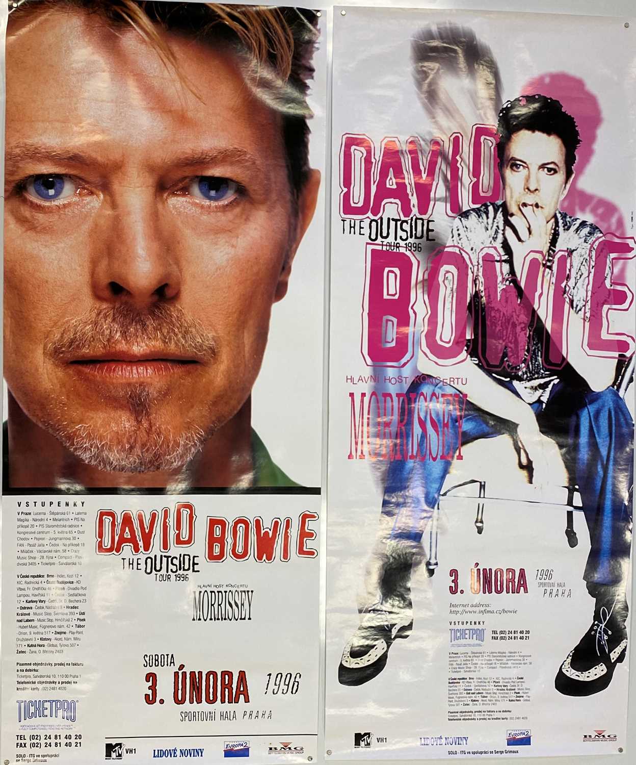 Lot 289 - DAVID BOWIE POSTERS INC OUTSIDE CONCERT