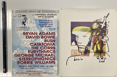 Lot 290 - DAVID BOWIE POSTERS INC MONTREUX JAZZ