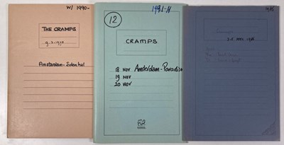 Lot 532 - CONTRACTS AND CONCERT BOOKING ARCHIVE - THE CRAMPS, 1986 - 1991.