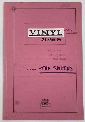 Lot 541 - CONTRACTS AND CONCERT BOOKING ARCHIVE - THE SMITHS INC MORRISSEY SIGNED CONTRACT, 1984.