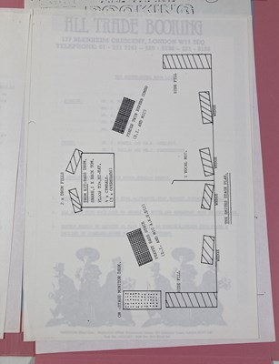 Lot 541 - CONTRACTS AND CONCERT BOOKING ARCHIVE - THE SMITHS INC MORRISSEY SIGNED CONTRACT, 1984.