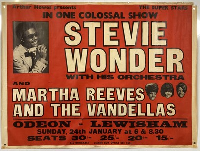 Lot 243 - STEVIE WONDER - AN ORIGINAL 1971 CONCERT POSTER.