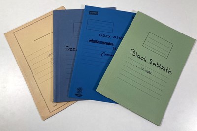 Lot 544 - CONTRACTS AND CONCERT BOOKING ARCHIVE - BLACK SABBATH/OZZY OSBOURNE, 1981-1983.