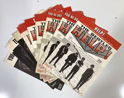 Lot 96 - THE BEATLES - SHEET MUSIC FROM HELP! / WITH THE BEATLES.