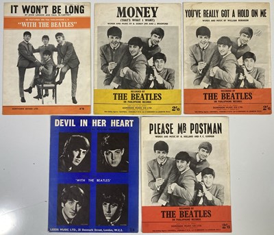 Lot 97 - THE BEATLES - SHEET MUSIC COLLECTION.