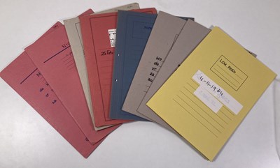 Lot 547 - CONTRACTS AND CONCERT BOOKING ARCHIVE - LOU REED/NICO INC LOU REED SIGNED, 1982-1987.