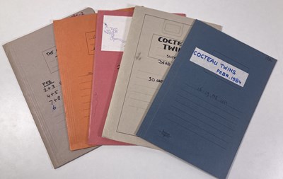 Lot 548 - CONTRACTS AND CONCERT BOOKING ARCHIVE - COCTEAU TWINS, 1983-1986.