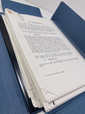 Lot 549 - CONTRACTS AND CONCERT BOOKING ARCHIVE - BOB DYLAN, 1984-1991.