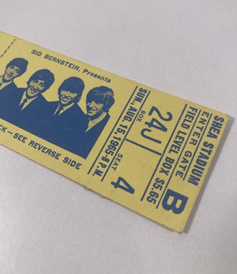 Lot 112 - THE BEATLES / GEORGE HARRISON - COMPLETE TICKET FOR THE CONCERT FOR BANGLADESH - 1971.