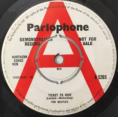 Lot 68 - THE BEATLES - TICKET TO RIDE 7" - ORIGINAL UK DEMO (R 5265)
