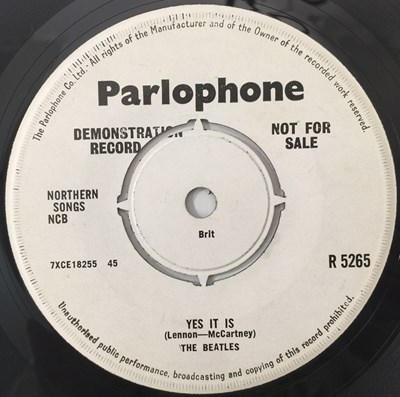 Lot 68 - THE BEATLES - TICKET TO RIDE 7" - ORIGINAL UK DEMO (R 5265)