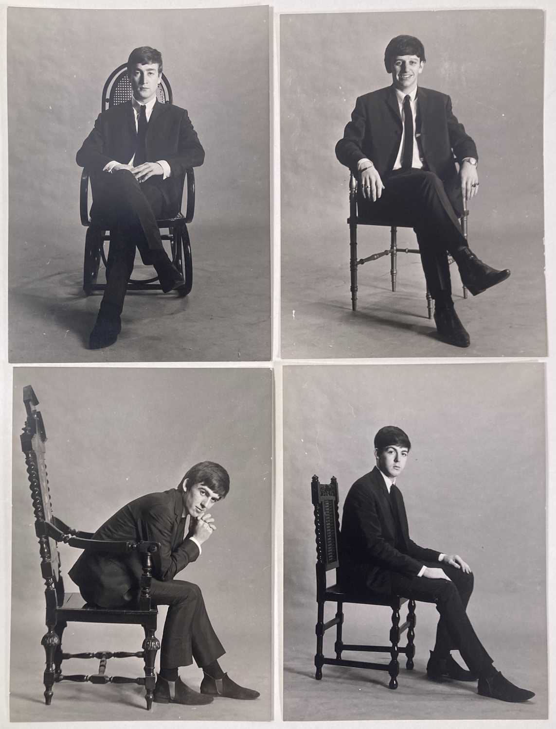 Lot 173 - THE BEATLES - FOUR ORIGINAL 1962 PHOTOGRAPHS BY ASTRID KIRCHHERR.